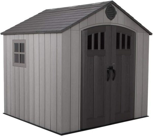 Lifetime-8x75-Plastic-Shed-Grey-Rough-Cut-14