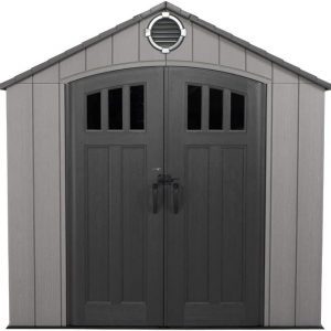 Lifetime-8x75-Plastic-Shed-Grey-Rough-Cut-5