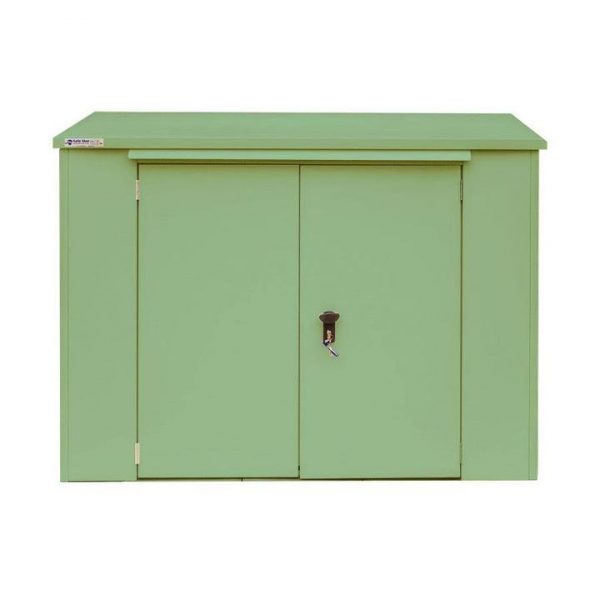 Safe_Stor_Richard_Secure_Double_Door_3-Bike_Shed_Light_Green_720x