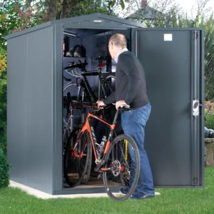 Asgard 3'x7' Sentry Heavy Duty Metal Shed - with 3 Point Locking System