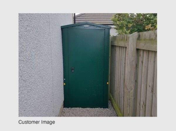 green_slim_garden_shed_with_floor