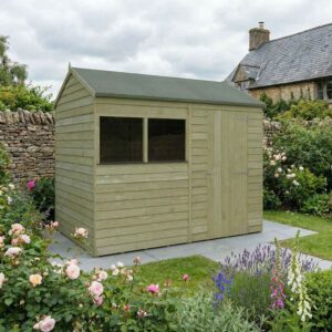 Mercia 8x6 Overlap Reverse Apex Timber Shed