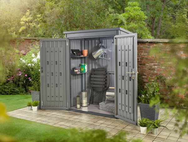 Weston Horizontal Storage Shed Grey