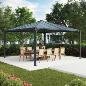 Palram - Canopia 14'x 14' Palermo 4300 Metal Garden Gazebo (CLEARANCE)