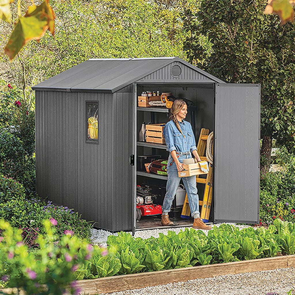 Casetta da Giardino in resina KETER - DARWIN 6x8 con finestre | Casette Italia Casetta da Giardino in resina KETER - DARWIN 6x8 con finestre | Casette Italia