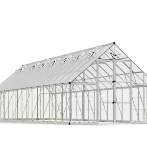 Palram 10x32 Balance Greenhouse - Sliver (Hybrid Glazing) (CLEARANCE)