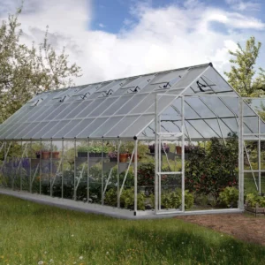 Palram 10x28 Balance Greenhouse - Sliver (Hybrid Glazing) (CLEARANCE)
