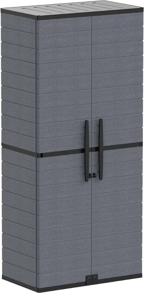 Duramax Cedargrain Tall Plastic Vertical Storage Cabinet – Grey → ...