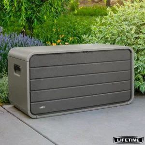 Lifetime 623 Litre Modern Outdoor Storage Deck Box - Model X60438U