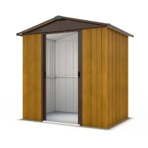 Yardmaster 6′ x 5' Apex Metal Shed – Premium Woodview