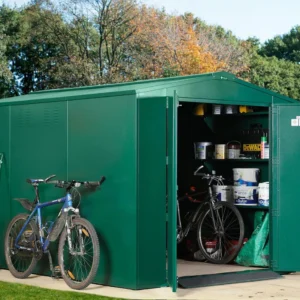 Asgard 7'x11' Heavy Duty Bike Storage Metal Shed – with 5 Point Locking System