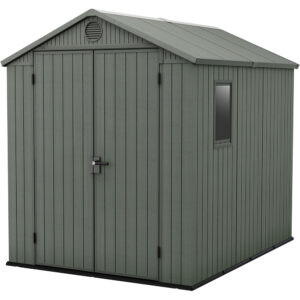 Keter 6'x8' Darwin Heavy Duty Plastic Garden Shed - Green
