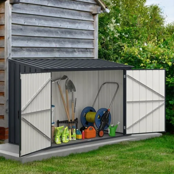 Pro-Tect 6'x 3' Double Metal Wheelie Bin Storage Unit / Bicycle Unit - Image 2