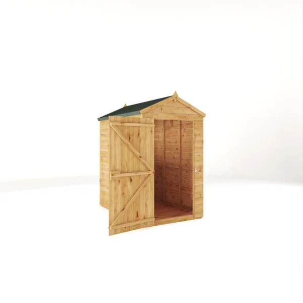 Mercia 6' x 4' Woodsman Timber Shiplap Apex Shed - Image 13