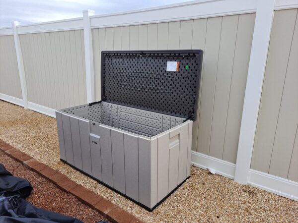 Lifetime 568 Litre Outdoor Storage Deck Box - Desert Sand (expected arrival into warehouse 08/01/2025)