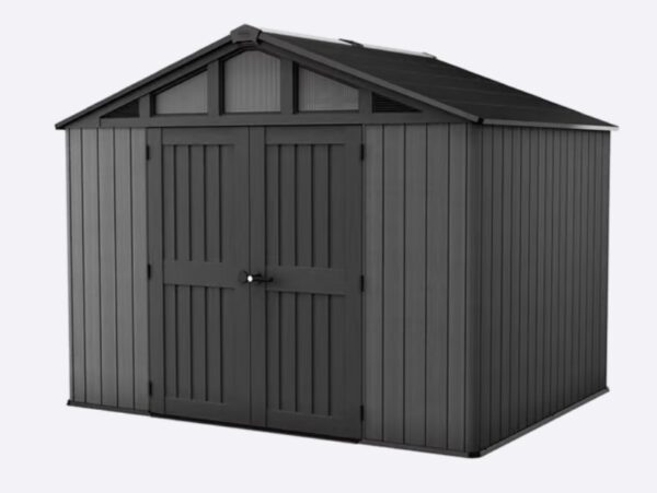 Keter 10'x8' Stronghold Heavy Duty Plastic Shed - Grey