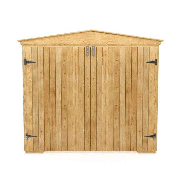 Living and Home 4'x2' Spruce Wood Garden Tool Equipment Storage Shed - Image 3