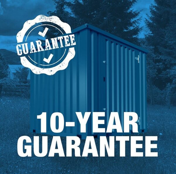 Solhma 7'x12' KDC+ Heavy Duty Metal Storage Container - Anthracite Grey - Image 3