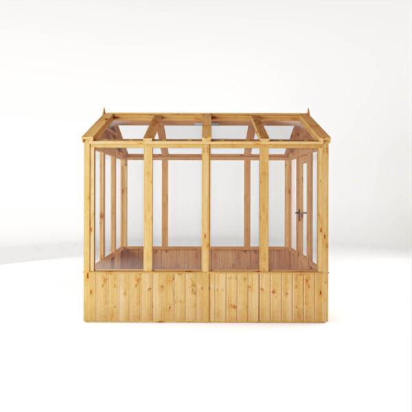 Mercia 8'x6' Woodsman Timber Apex Glass Greenhouse - Image 3