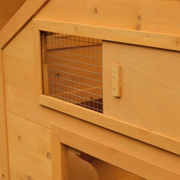 Outsunny PawHut Wooden  Chicken Coop with Nesting Boxes and Tray - Image 8