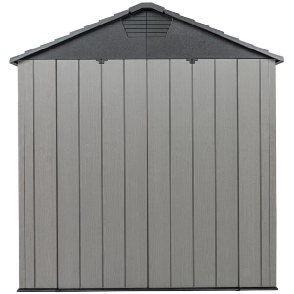 Lifetime 16.5'x7' Side Entry Heavy Duty Plastic Shed - Grey - Image 3