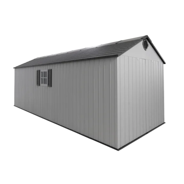 Lifetime 8'x20' Vertical Cladding Heavy Duty Plastic Shed - Image 7