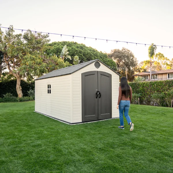 Lifetime 8x15 New Edition Heavy Duty Plastic Shed - Image 4