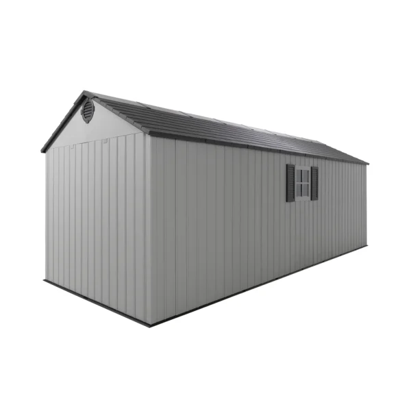 Lifetime 8'x20' Vertical Cladding Heavy Duty Plastic Shed - Image 5