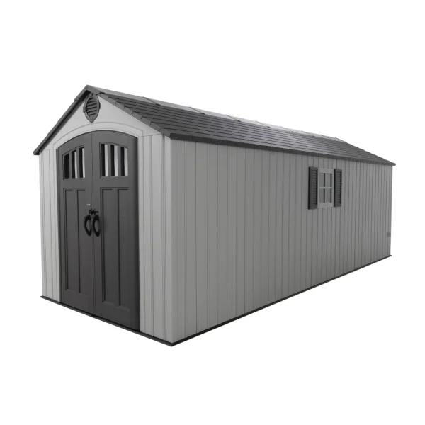 Lifetime 8'x20' Vertical Cladding Heavy Duty Plastic Shed