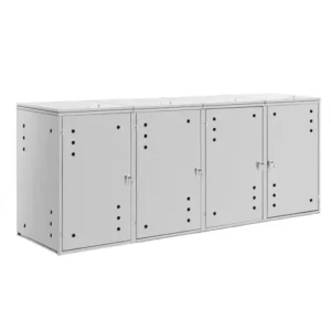 Pro-Tect Uniprodo Heavy Duty Quadruple Wheelie Bin Store