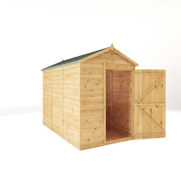 Mercia 9' x 5' Modular Shiplap Apex Windowless Timber Shed - Image 10