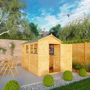 Mercia 10' x 5' Modular Shiplap Apex Timber Shed