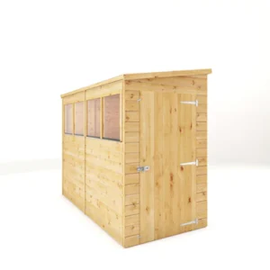 Mercia 8' x 4' Modular Shiplap Lean-To Pent Timber Shed