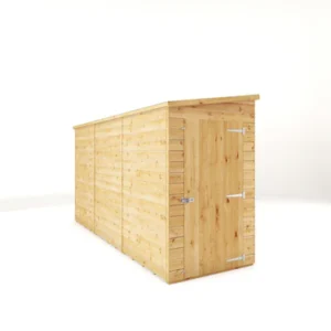 Mercia 12' x 4' Modular Shiplap Lean-To Pent Windowless Timber Shed