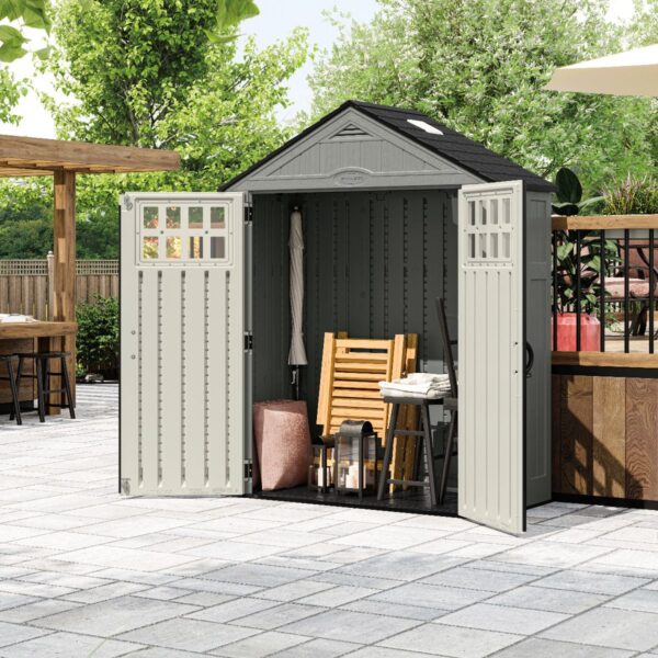 Suncast 6’x3′ Everett Plastic Resin Storage Shed (Currently Unavailable) - Image 3