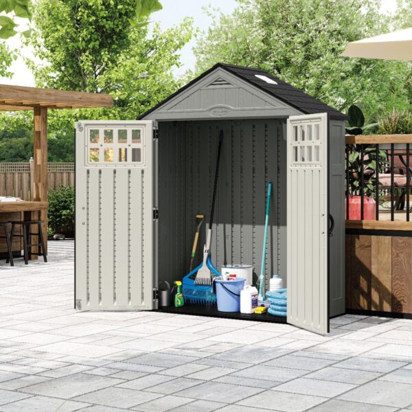Suncast 6’x3′ Everett Plastic Resin Storage Shed (Currently Unavailable) - Image 4