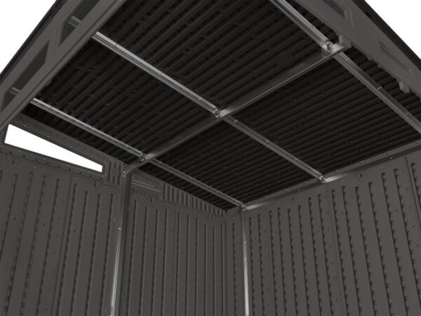 Suncast 7’x7′ Modernist Plastic Resin Pent Storage Shed (Arriving Late Summer 2025) - Image 5
