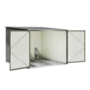 Living and Home 6’x 7′ Metal Bicycle Storage Shed – Grey (Coming Soon)