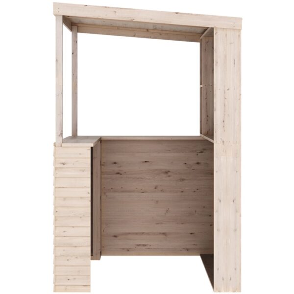 Living and Home 6x4 Retro Value Timber Garden Bar - Image 4