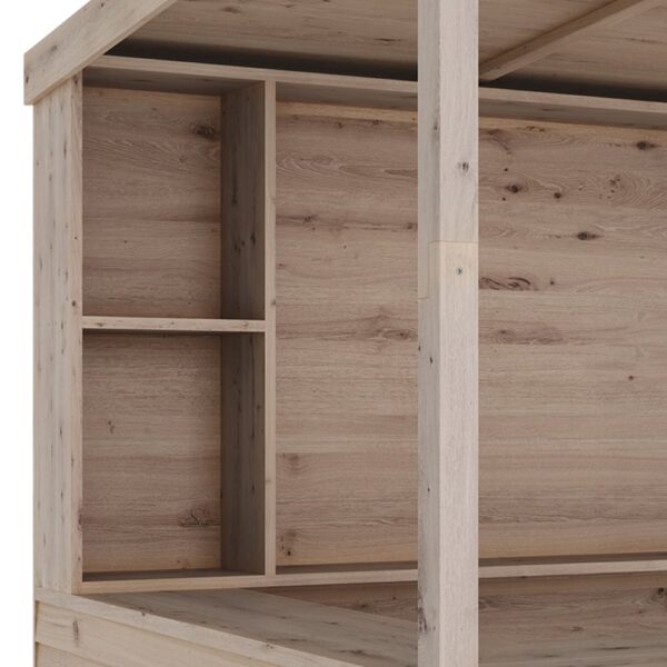 Living and Home 6x4 Retro Value Timber Garden Bar - Image 5