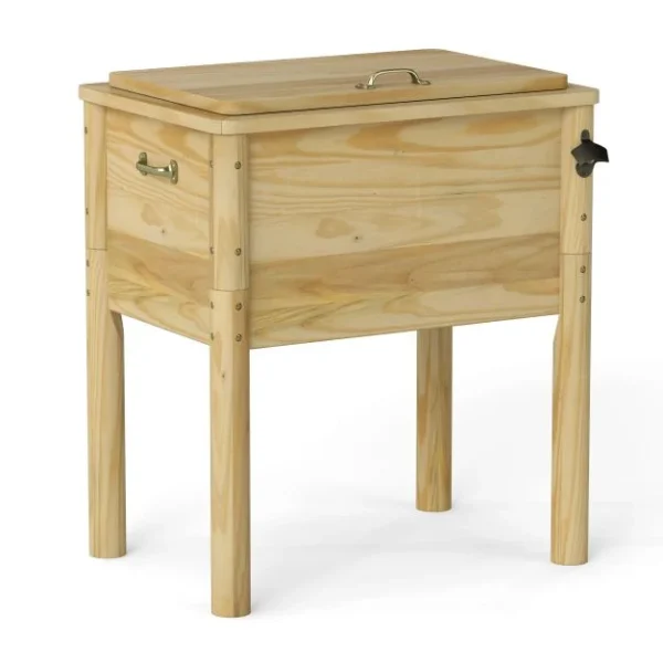 Pro-Tect Timber 51 Litre Outdoor Patio Cooler - Image 5