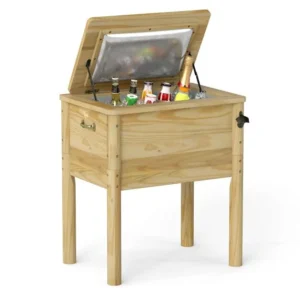 Pro-Tect Timber 51 Litre Outdoor Patio Cooler