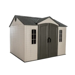 Lifetime 10x8 Heavy Duty Plastic Shed - Desert Sand