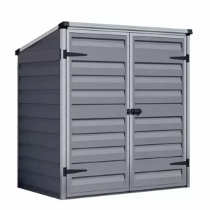 Palram 5x3 Canopia Voyager Plastic  Storage Shed - Grey