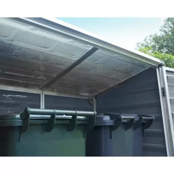 Palram 5x3 Canopia Voyager Plastic  Storage Shed - Grey - Image 4