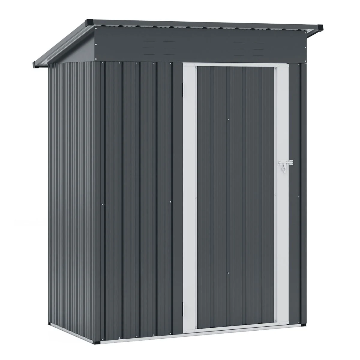 Pro-Tect 5'x2.5' Metal Pent Shed - Grey