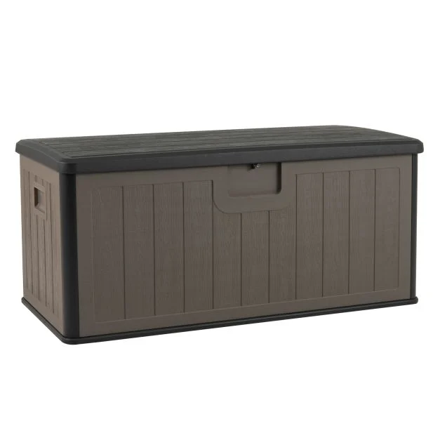 Pro-Tect 380 Litre Outdoor Storage Deck Box - Brown - Image 4