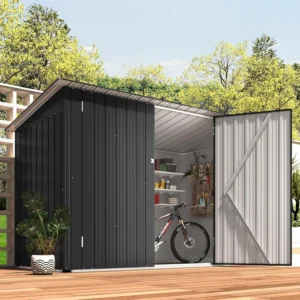 Pro-Tect Addition 7'x 3' Simple Basic Metal Bicycle Store