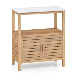 Pro-Tect Potting Bench with Resin Tabletop and Storage Shelf