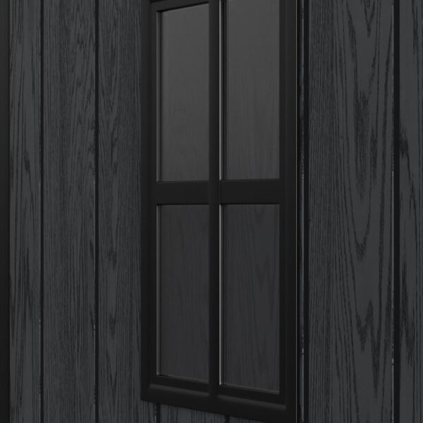 Living and Home 8x4 WoodField Plastic Pent Storage Shed - Grey - Image 6